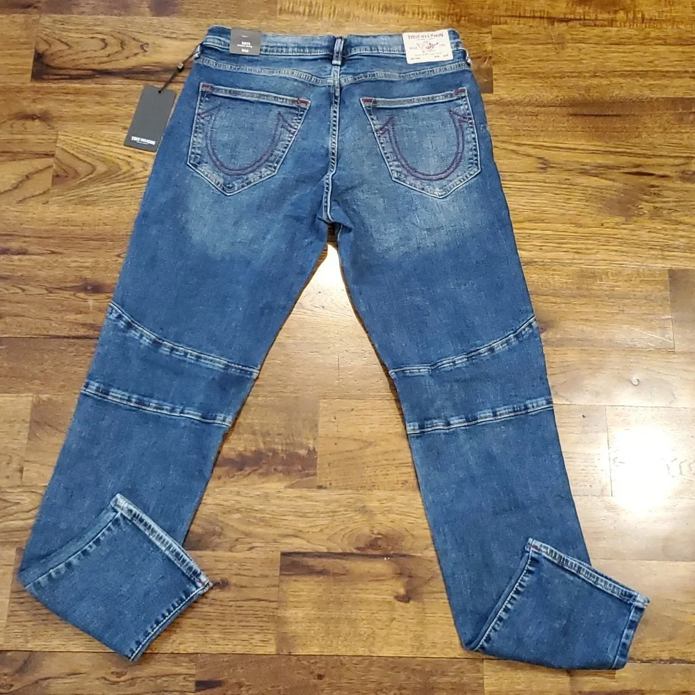 Mens True Religion Rocco Motto skinny jeans size 32
